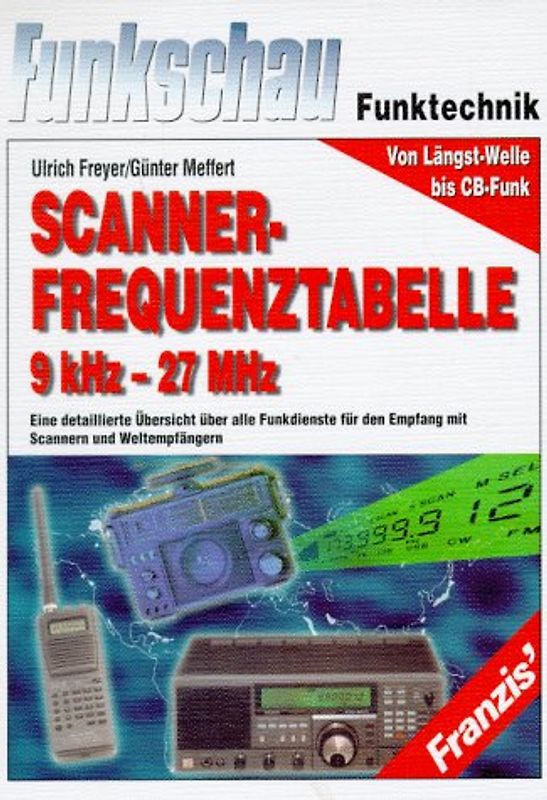Scanner-Frequenztabelle 9 kHz - 27 MHz. Eine detaillierte Übersicht über die Funkdienste für den Empfang mit Scannern und Weltempfängern