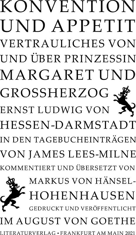 Konvention und Appetit