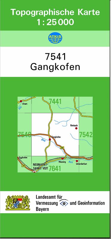 TK25 7541 Gangkofen