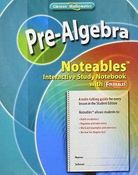 Pre-Algebra, Noteables: Interactive Study Notebook with Foldables