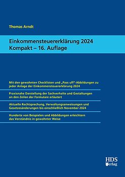 Einkommensteuererklärung 2024 Kompakt