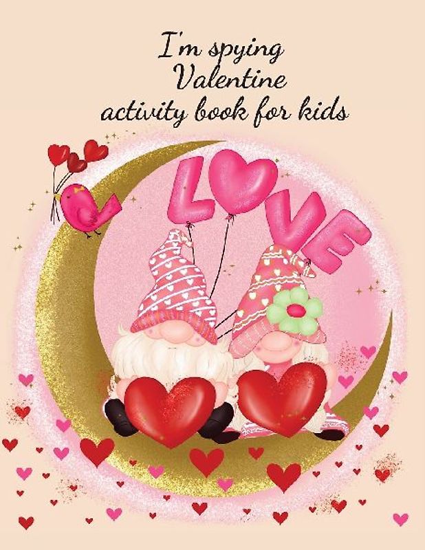 I'm spying Valentine activity book for kids