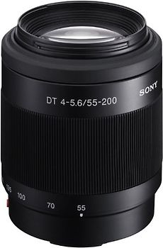 Sony 55-200 mm F4.0-5.6 DT SAM 55 mm Objectif (adapté à Sony A-mount) noir