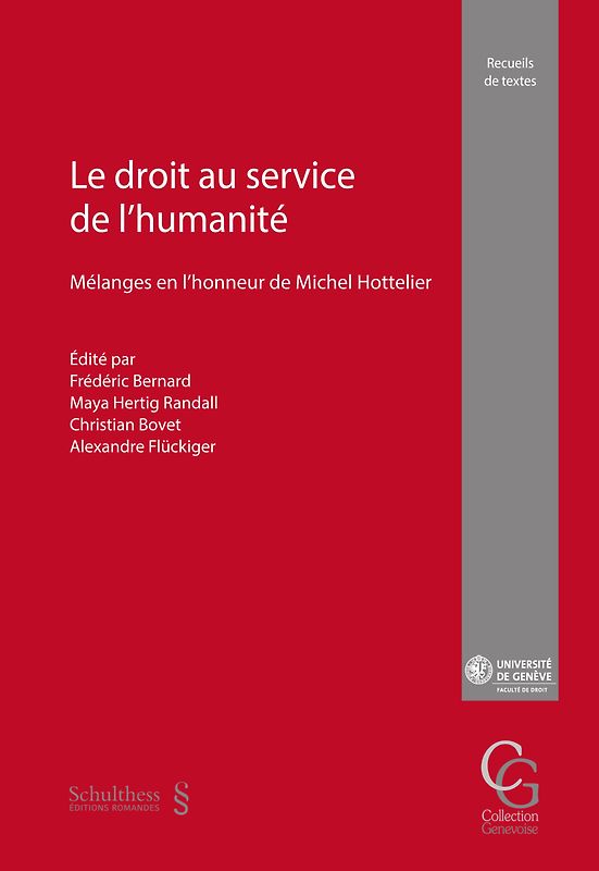 Le droit au service de l’humanité