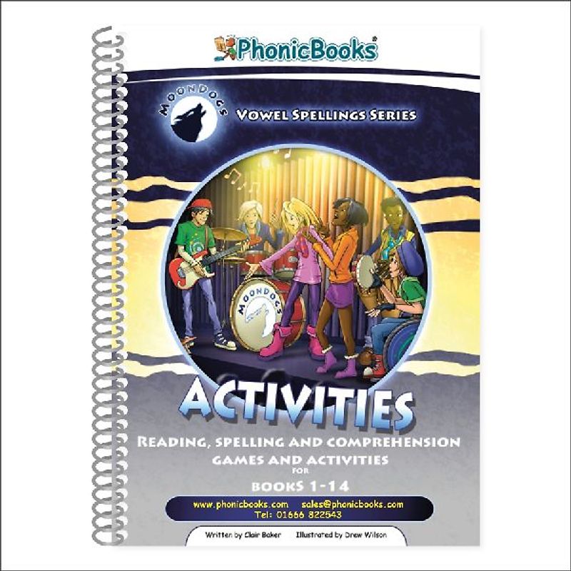 Phonic Books Moon Dogs Set 3 Vowel Spellings Activities
