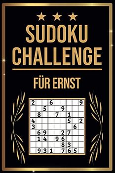 SUDOKU Challenge für Ernst: Sudoku Buch I 300 Rätsel inkl. Anleitungen & Lösungen I Leicht bis Schwer I A5 I Tolles Geschenk für Ernst