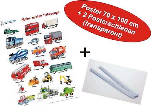Meine ersten Fahrzeuge + Posterschienen