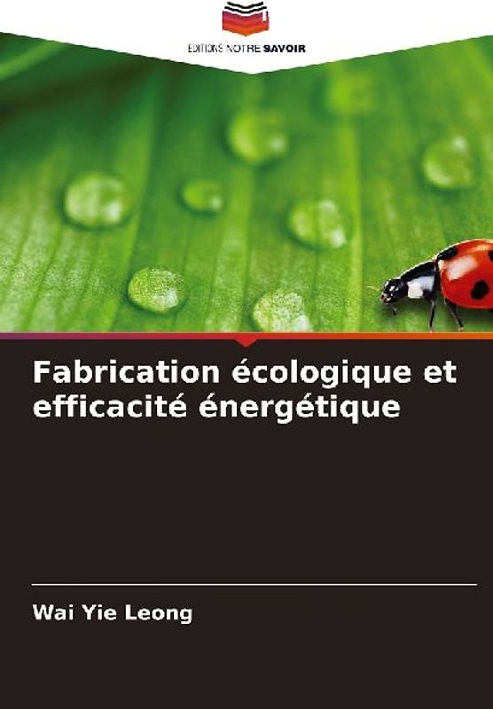Fabrication écologique et efficacité énergétique