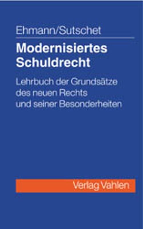 Modernisiertes Schuldrecht
