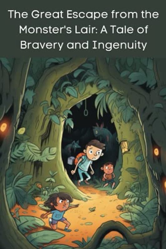 The Great Escape from the Monster's Lair: A Tale of Bravery and Ingenuity