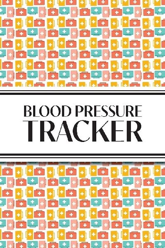1-Year Blood Pressure Tracker (Multi-Color Medical Boxes)