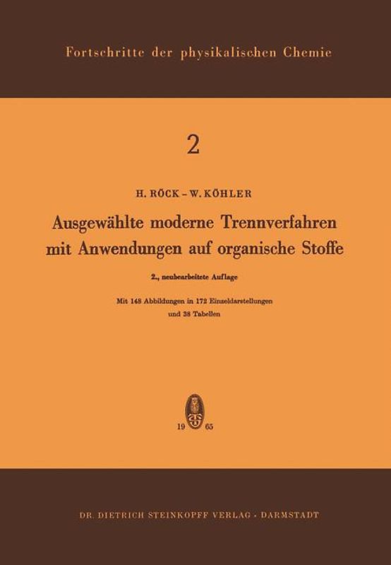 Ausgewählte Moderne Trennverfahren mit Anwendungen auf Organische Stoffe