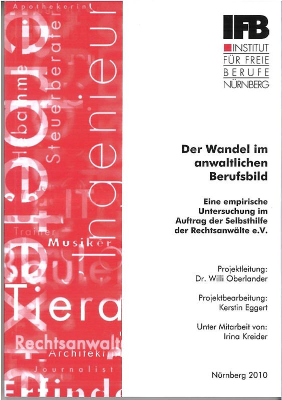 Der Wandel im anwaltlichen Berufsbild