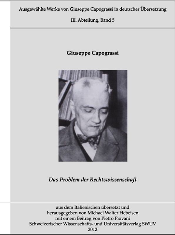 Capograssi-Edition Bd. 5