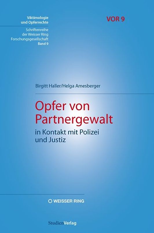Opfer von Partnergewalt in Kontakt mit Polizei und Justiz