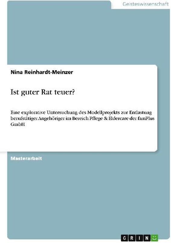 Ist guter Rat teuer?