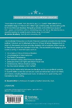 The Routledge Introduction to African American Literature