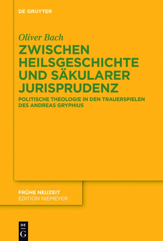 Zwischen Heilsgeschichte und säkularer Jurisprudenz