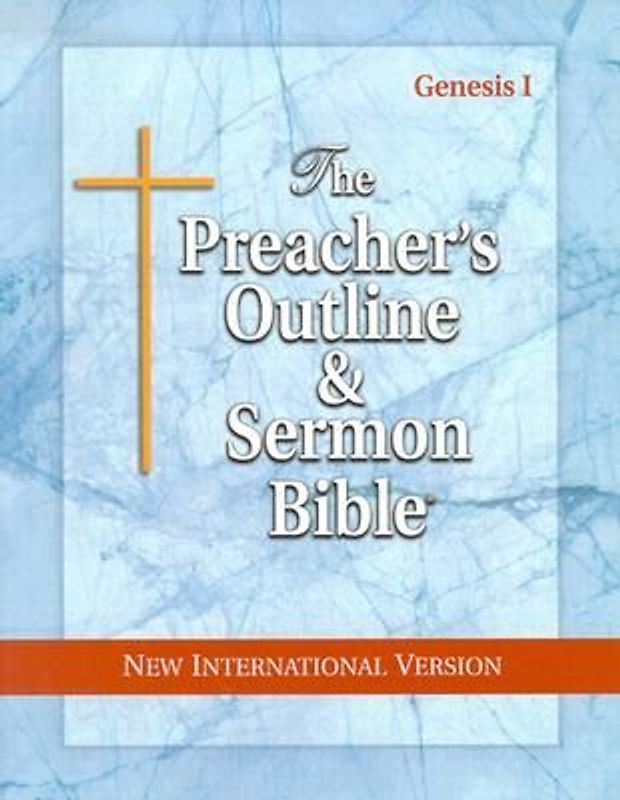 Preacher's Outline & Sermon Bible-NIV-Genesis I