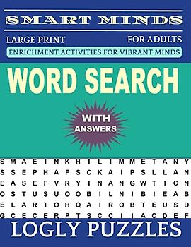 Word Search Book Large Print for Adults: 2400+ words New Fun and Relaxing Puzzles Book for Adults & Seniors with Answers Key