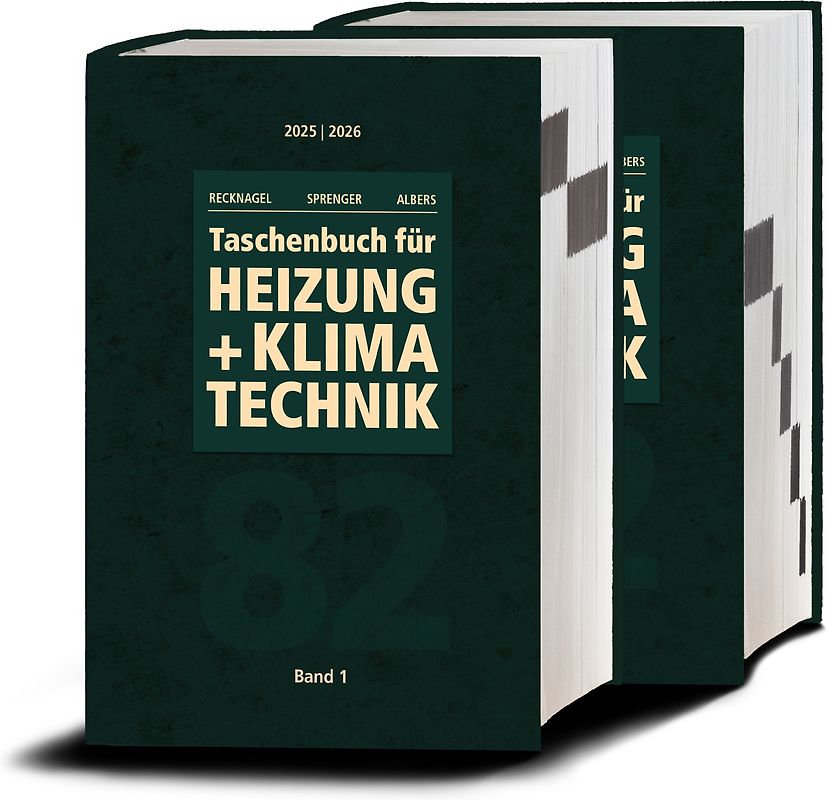 Recknagel - Taschenbuch für Heizung und Klimatechnik 82. Ausgabe 2025/2026 - Premiumversion inkl. eBook