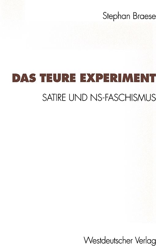 Das teure Experiment