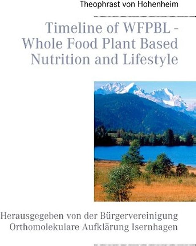 Timeline of WFPBL - Whole Food Plant Based Nutrition and Lifestyle