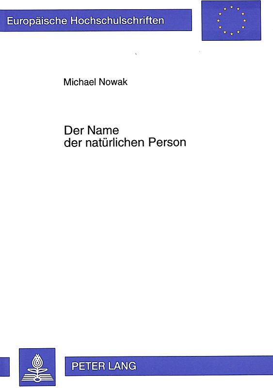 Der Name der natürlichen Person