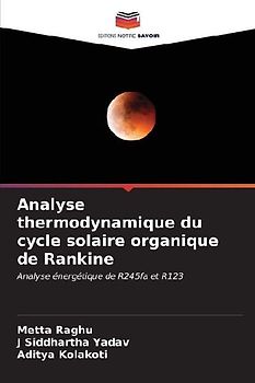 Analyse thermodynamique du cycle solaire organique de Rankine