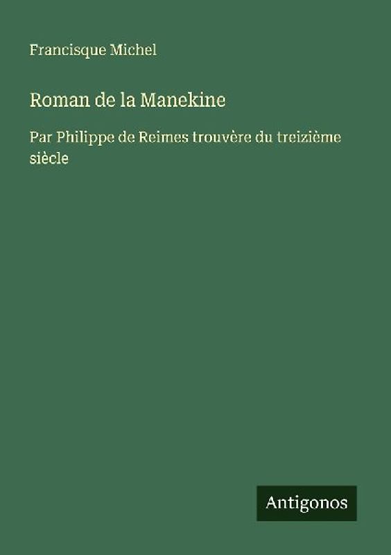 Roman de la Manekine