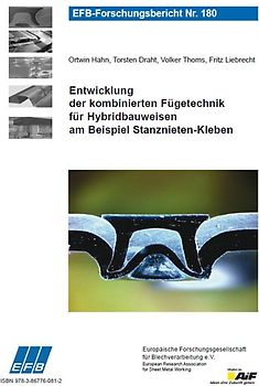 Entwicklung der kombinierten Fügetechnik für Hybridbauweisen am Beispiel Stanznieten-Kleben
