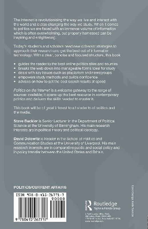 Politics on the Internet