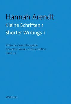 Kleine Schriften I / Shorter Writings I