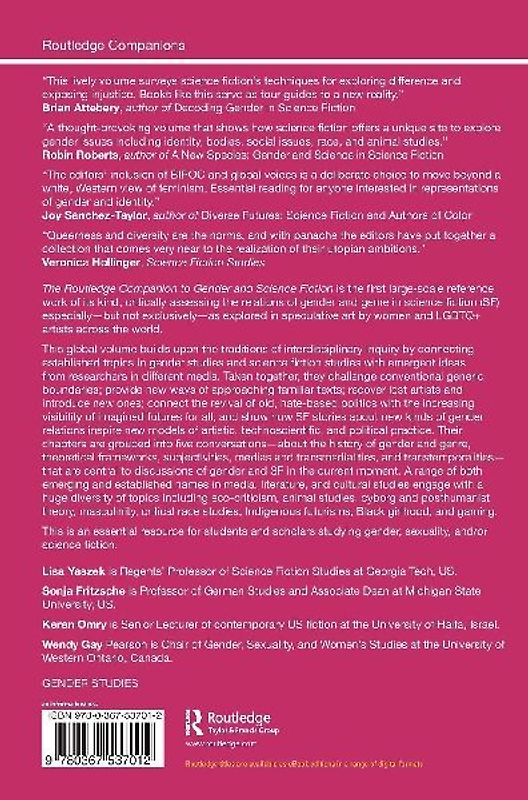 The Routledge Companion to Gender and Science Fiction