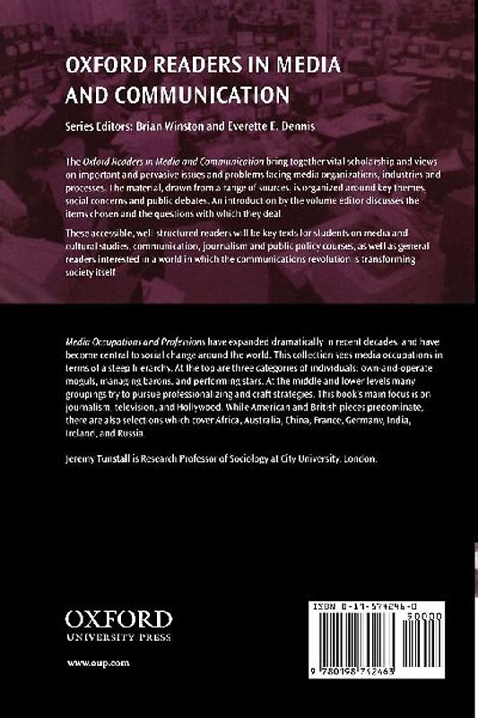 Media Occupations and Professions