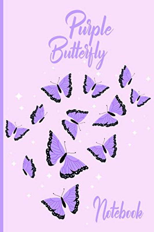 Purple Butterfly: Notebook Planner 6” X 9” 100 pages