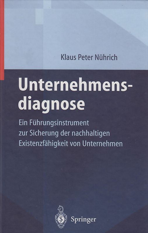 Unternehmensdiagnose - Klaus Peter Nührich [Gebundene Ausgabe]