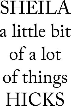 Sheila Hicks. a little bit of a lot of things