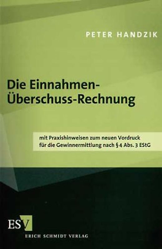 Die Einnahmen-Überschuss-Rechnung