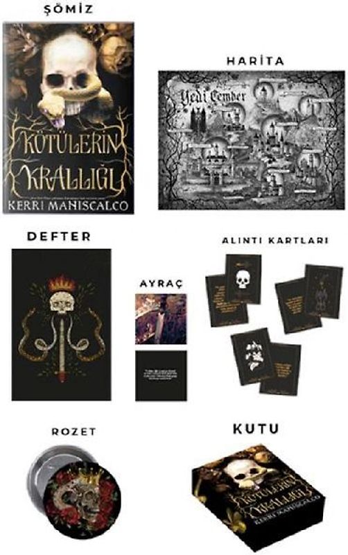 Kötülerin Kralligi Hediyeli Özel Kutu Ciltli