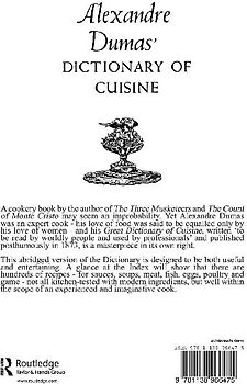 Alexander Dumas Dictionary Of Cuisine