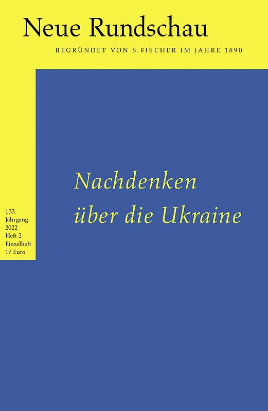 Neue Rundschau 2022/2