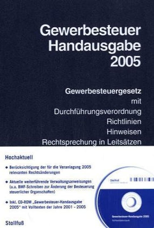 Gewerbesteuer-Handausgabe 2005