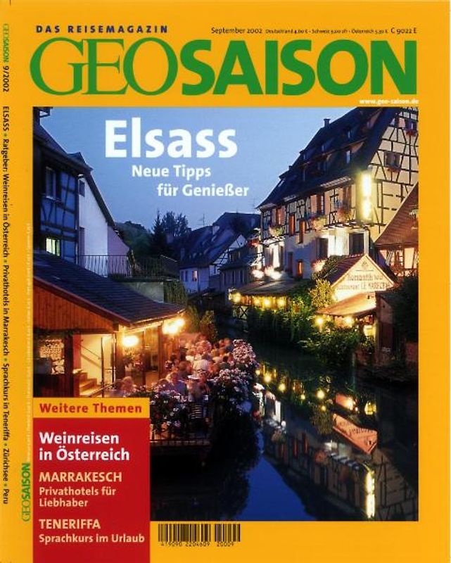 GEO Saison / Elsass. Neue Tipps für Genießer