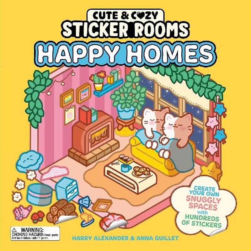 Cute & Cozy Sticker Rooms: Happy Homes