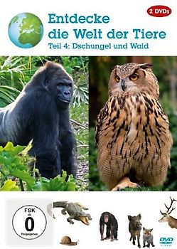 Entdecke die Welt der Tiere 4: Dschungel & Wald DVD