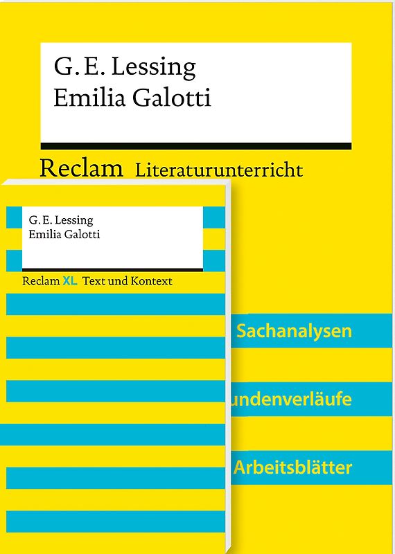 Lehrerpaket »Gotthold Ephraim Lessing: Emilia Galotti«: Textausgabe und Lehrerband