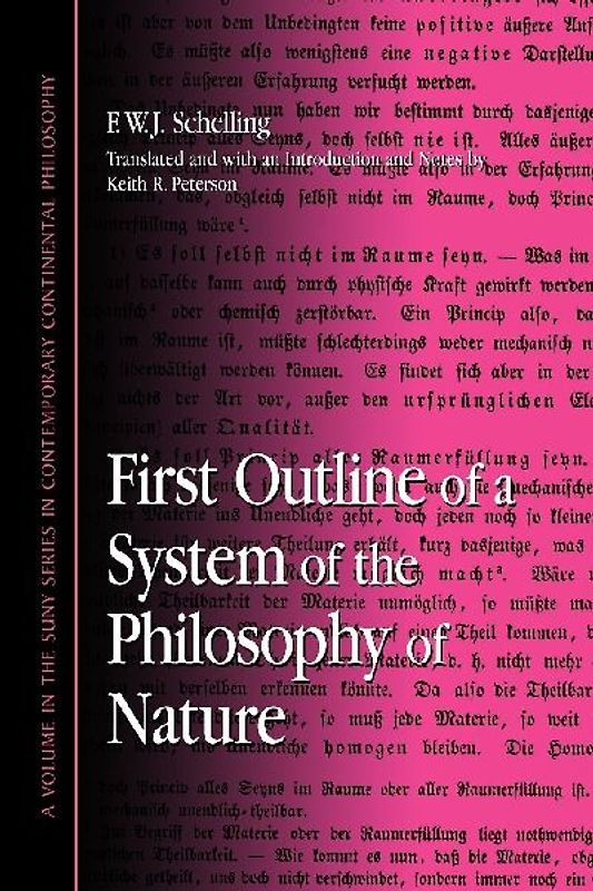 First Outline of a System of the Philosophy of Nature