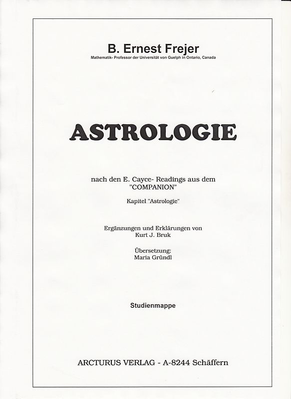 Studienmappe Astrologie
