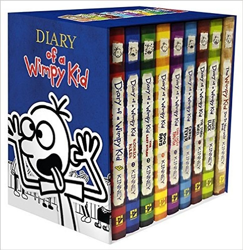 Diary of a Wimpy Kid: Books 1-8 - Jeff Kinney [Export Edition]